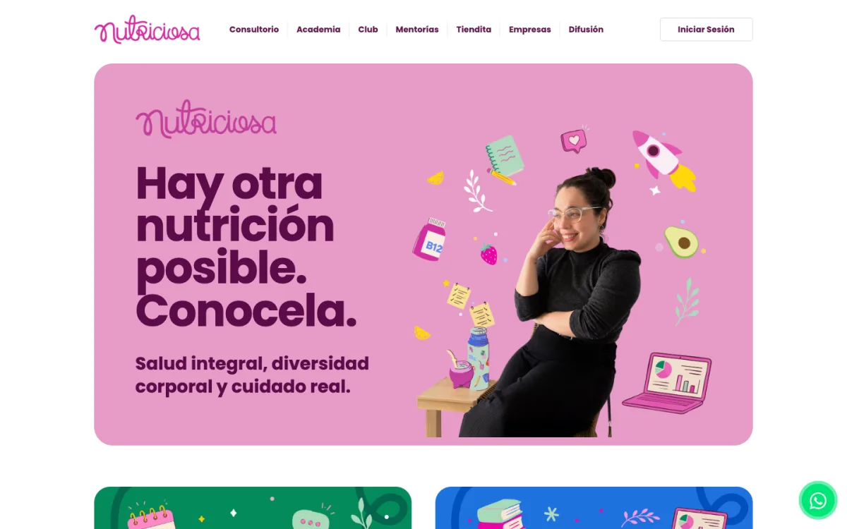 Sitio web de Nutriciosa