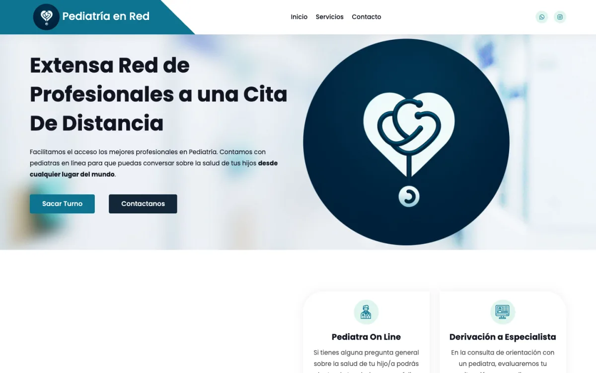 Sitio web de Pediatría en Red